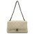 Chanel Matelassé Schultertasche mit Kette Braun Beige