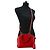 Borsa a tracolla in pelle Louis Vuitton Alma BB Rosso - vista 3