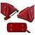 Borsa a tracolla in pelle Louis Vuitton Alma BB Rosso - vista 4