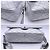 Borsa a tracolla in pelle Chanel Timeless/Classique Argento Metallico - vista 4