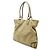 Borsa Tote Chanel Coco Mark Marrone Beige - vista 2