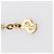 Collana Dior Vintage CD Oval D'oro Metallico - vista 3