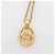 Collana Dior Vintage CD Oval D'oro Metallico - vista 4
