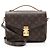 Borsa a tracolla Louis Vuitton Monogram Canvas Pochette Metis Marrone