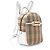 Zaino Burberry Horseferry Check Link 1983 Knight Marrone Beige - vista 2