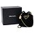 Pouch in velluto Prada con logo triangolare Nero - vista 9