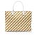 Versace Chain Link Canvas La Medusa Large Tote Braun Beige - Ansicht 3