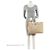 Versace Chain Link Canvas La Medusa Large Tote Braun Beige - Ansicht 5