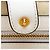 Versace Chain Link Canvas La Medusa Large Tote Braun Beige - Ansicht 9