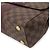 Borsa Louis Vuitton Bond Street BB Marrone - vista 3