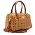 Borsa Boston Small MCM Vintage Visetos Marrone - vista 2