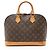 Borsa Louis Vuitton Vintage Monogram Canvas Alma PM Marrone