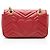 Borsa a patta Small GG Marmont in pelle matelassé Gucci Rosso - vista 3