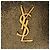 Borsa Blogger Saint Laurent in pelle metallizzata Nero - vista 9