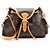 Borsa a tracolla Louis Vuitton Monogram Canvas Odyssee NM Marrone