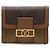 Cartera Compacta Louis Vuitton Dauphine Castaño