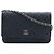 Portafoglio a catena Chanel Matelassé Blu