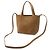 The Row Park Tote in scamosciato marrone beige - vista 2