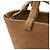 The Row Park Tote in scamosciato marrone beige - vista 5