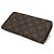 Portafoglio Zippy Louis Vuitton Marrone - vista 2