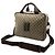 Borsa a tracolla Gucci GG Supreme Interlocking G Marrone Beige - vista 2