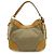 Prada Logo Jacquard Schultertasche Braun Beige
