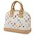 Borsa a mano Louis Vuitton Alma Bianco - vista 2