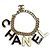 Bracelete Chanel Coco Mark Dourado Metálico