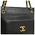Borsa Tote Chanel Coco Mark Chain Nero - vista 8