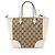 Borsa Tote Gucci GG Canvas Bree Small Marrone Beige - vista 3