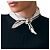 Foulard Hermès 45 Bianco e Nero in Seta - vista 4