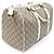 Gucci Bolso Boston Joy Medium de PVC blanco charol con logo GG Castaño - vista 3