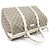 Gucci Bolso Boston Joy Medium de PVC blanco charol con logo GG Castaño - vista 4