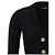 Balmain Leichter Strick-Cardigan mit V-Ausschnitt und Knöpfen Schwarz - Ansicht 5
