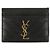 Saint Laurent Tarjetero Monogram Matelassé Black Negro