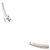 Bracciale Louis Vuitton Empreinte Oro Bianco - vista 5