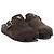 Mule Prada in camoscio marrone - vista 4
