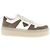 Prada Downtown Bold Leder-Sneaker Braun
