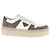 Prada Downtown Bold Leder-Sneaker Braun - Ansicht 3