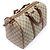 Gucci Borsa Boston Media Tote Pelle Marrone Logo GG - vista 3