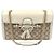Gucci Bolso de hombro Emily de piel marfil con logo GG jacquard y borla Castaño
