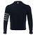 Thom Browne Merino Wool Holiday Hector Strickpullover Blau - Ansicht 4