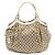 Gucci Borsa Tote Sukey Large in pelle bianca Marrone