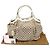 Gucci Borsa Tote Sukey Large in pelle bianca Marrone - vista 2