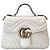 Gucci Mini Borsa a Tracolla con Manico Bianca Bianco