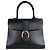 Delvaux Brilliant MM Black Box Calfskin Nero