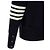 Rebeca Thom Browne 4-Bar de lana con cuello en V azul marino - vista 6