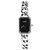 Chanel Premier Chain Uhr Schwarzer Stahl Diamant