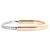 Tiffany & Co Bracciale Lock Half Pave Small Rose Gold Bianco