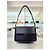 Marni Borsa a tracolla e crossbody Trunk media in Saffiano Blu - vista 2
